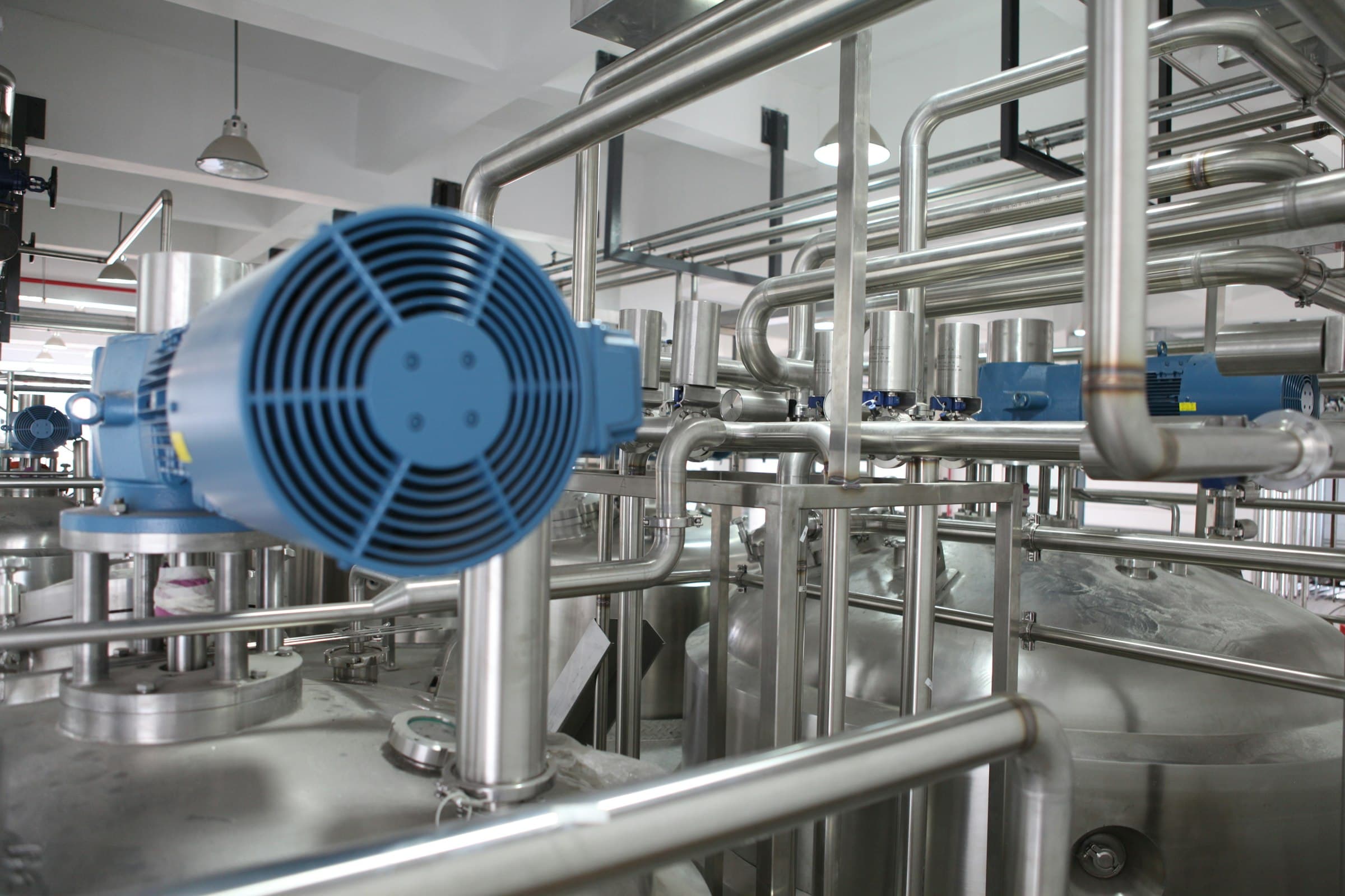 Process plant piping, vessels, and instrumentation